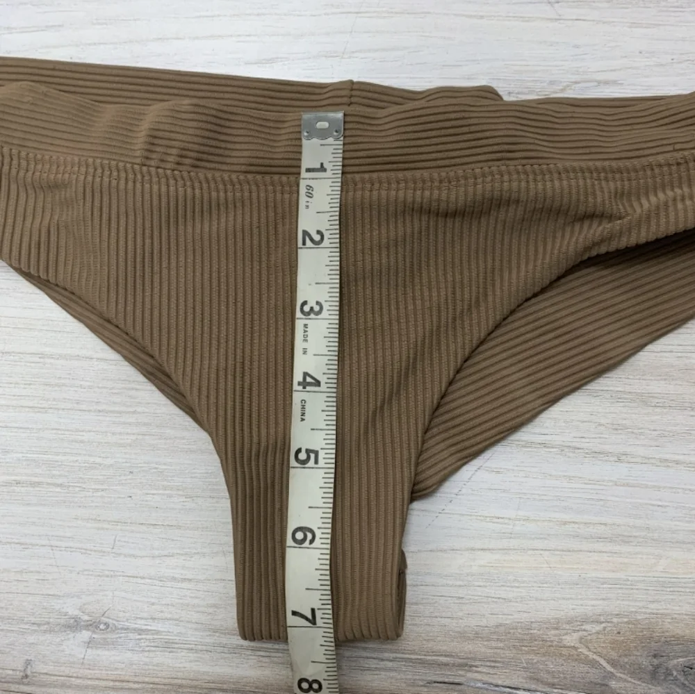 Frankie's Bikinis Ribbed Swim Bottoms